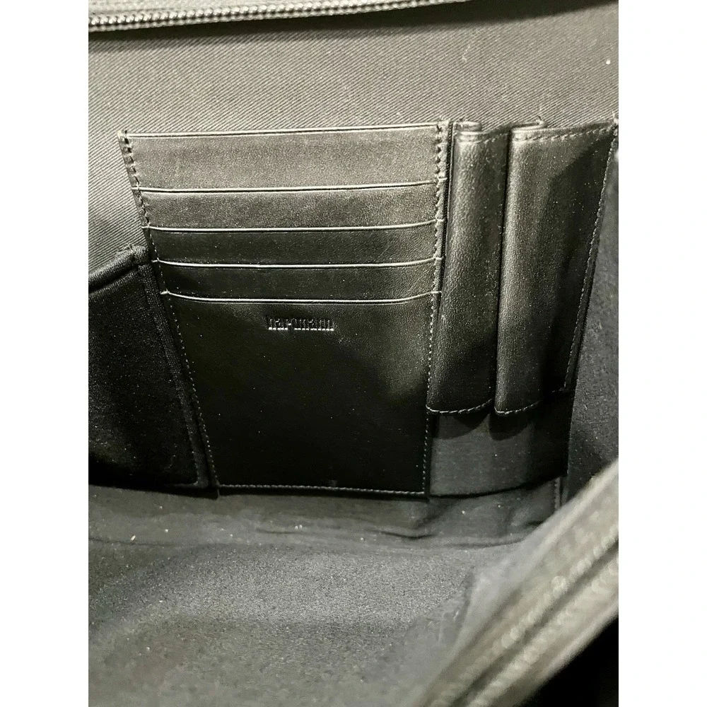 Hartmann Intensity Canvas Nylon & Leather Zippered Tech Portfolio Organizer Case